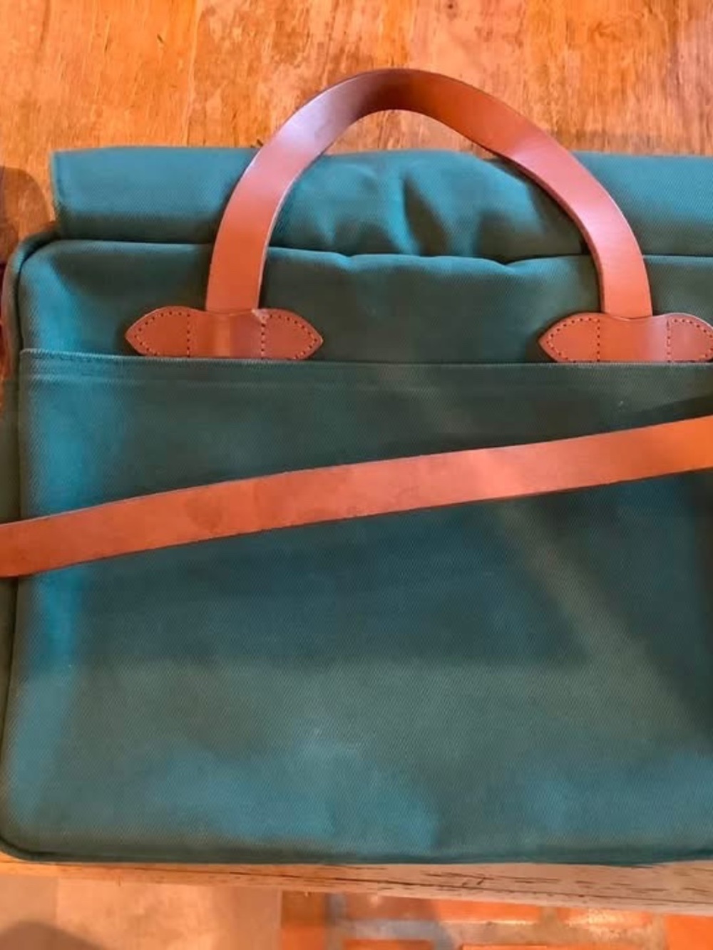 Filson Hemlock Rugged Twill Briefcase - Picture 2 of 2